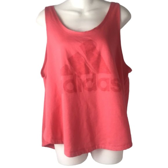 Adidas FJ9467 ID Tank Coral Color Sz XL NWT - Picture 1 of 4